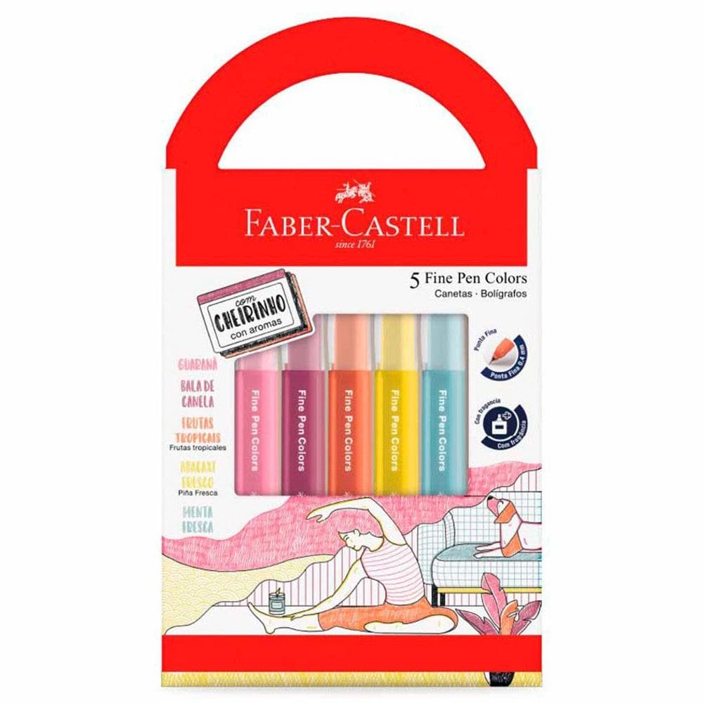 Caneta hidrográfica Revigora & Energiza Faber-Castell