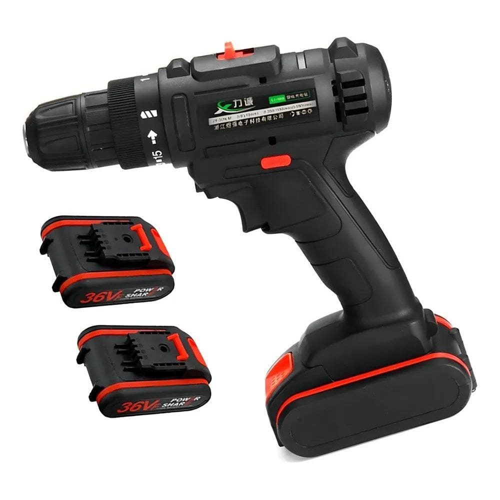 5X Furadeira Parafusadeira 1550Rpm Portatil Bateria Potente