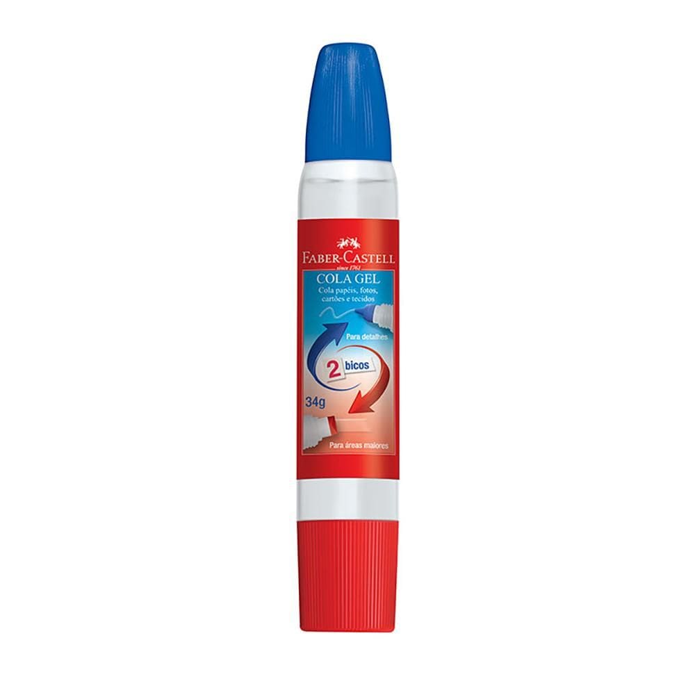 Cola gel com 2 bicos 8140GEL Faber-Castell