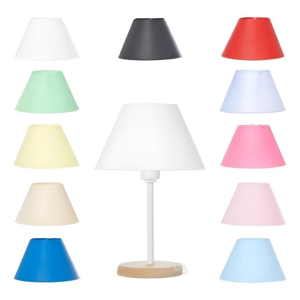 5X Abajur Luminaria De Mesa Com Cupula 17Cmx27Cm Dxa