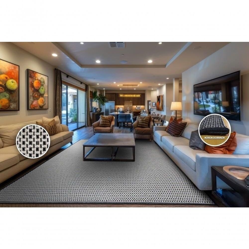 Tapete Artesanal Look Brinco De Princesa-b 150x200 Cm