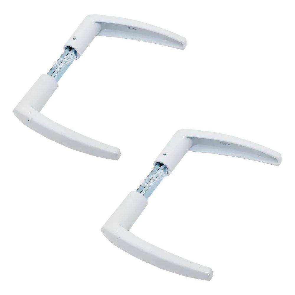 5X 2 Maçanetas Branca Para Porta Tamanho Universal Stam