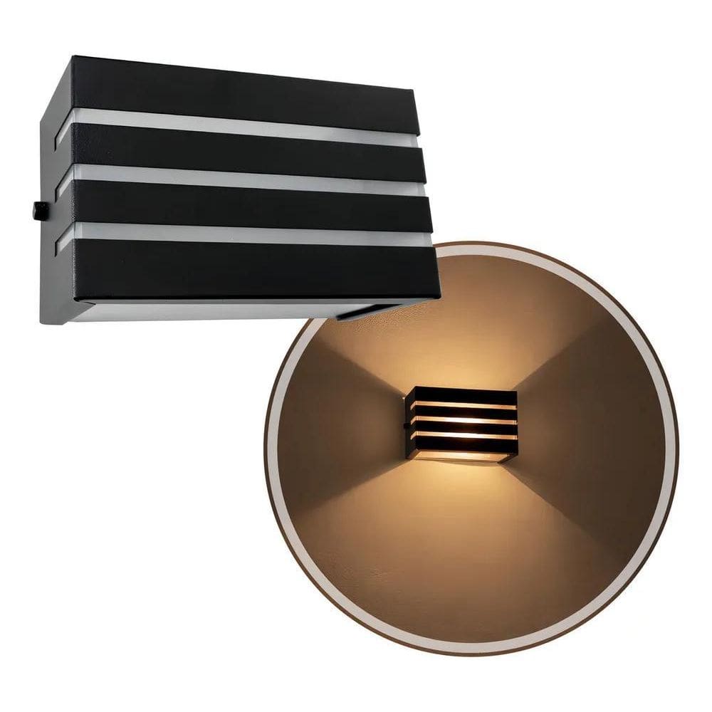 5X Luminária Arandela De Parede Muro Externa P/G9 Starlumen