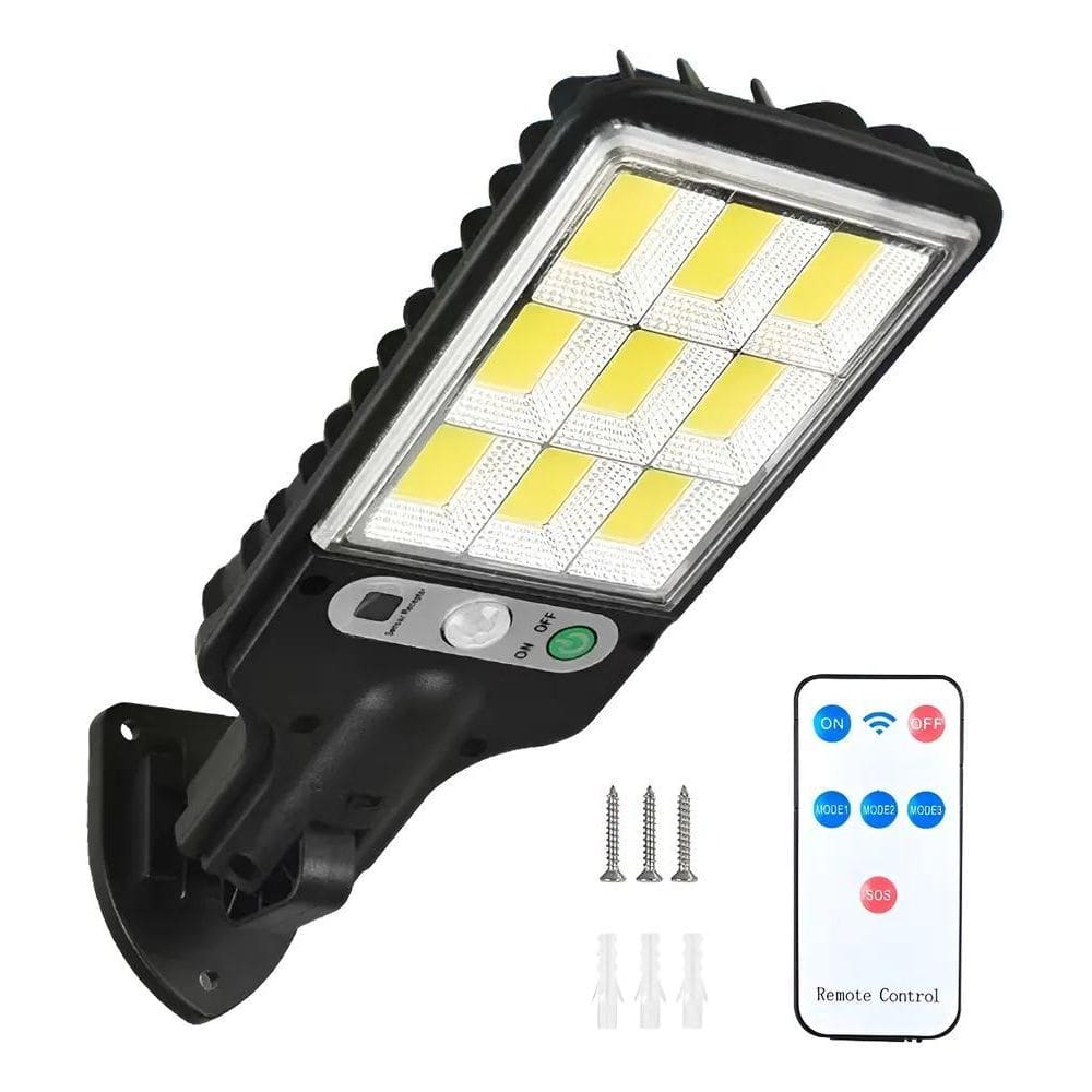 5X Mini 180W Led Luminária Solar Poste Rua Parede Refletor