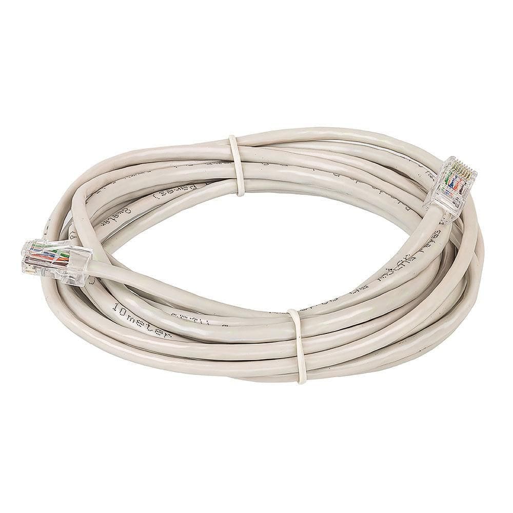 Cabo De Rede Cat5E Montado Branco - 35 Metros