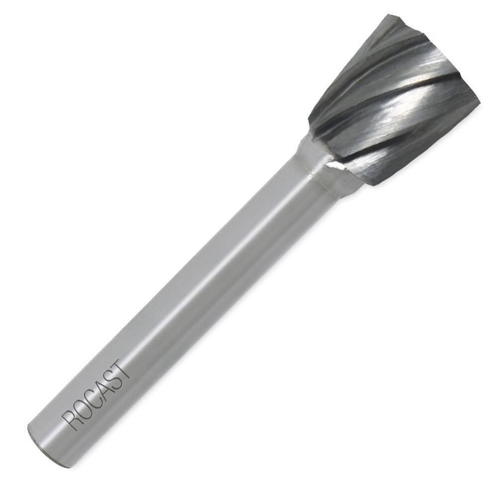 Lima Rotativa Cônica Invertida Para Alumínio 6Mm - Rocast