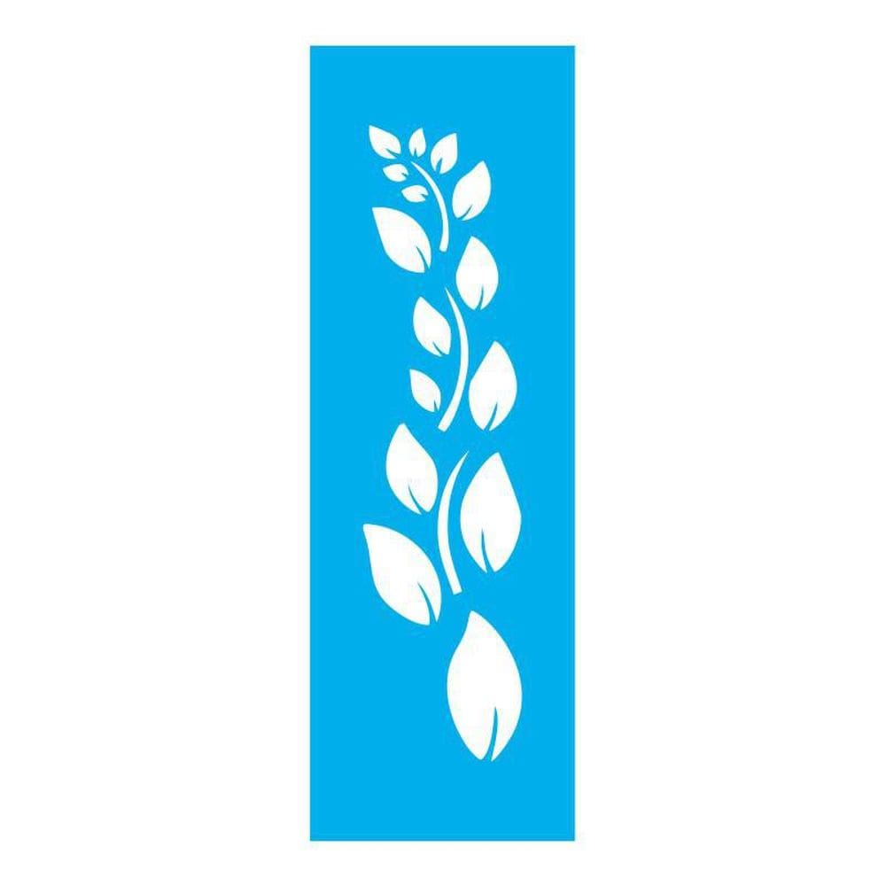 Stencil Tamako Folhas - 10X30Cm - Ref 7617