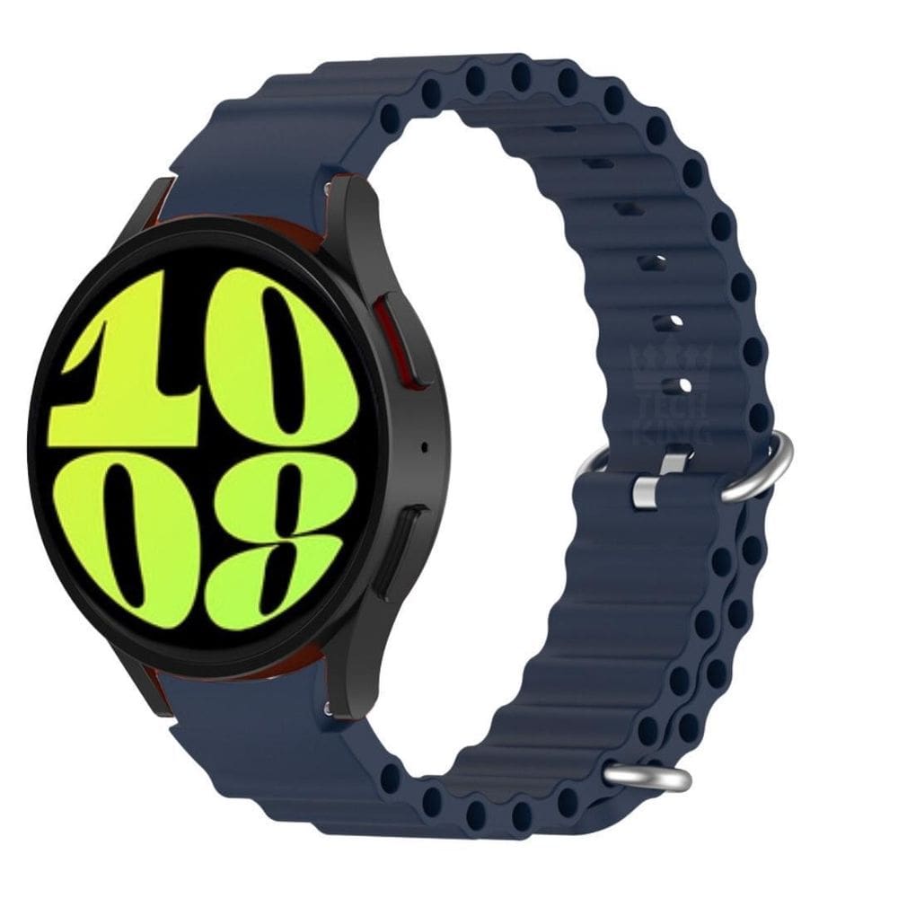 Pulseira Ondulada Silicone Macia Para Galaxy Watch6 44Mm