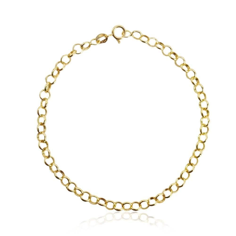 Pulseira Elos Portugueses 19Cm Em Ouro 18K