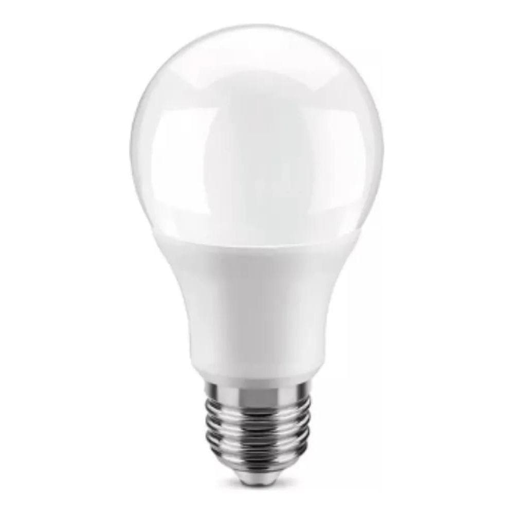 5X Kit 4 Lâmpadas Led Bulbo 12W E27 Branca Quente 3000K Amar