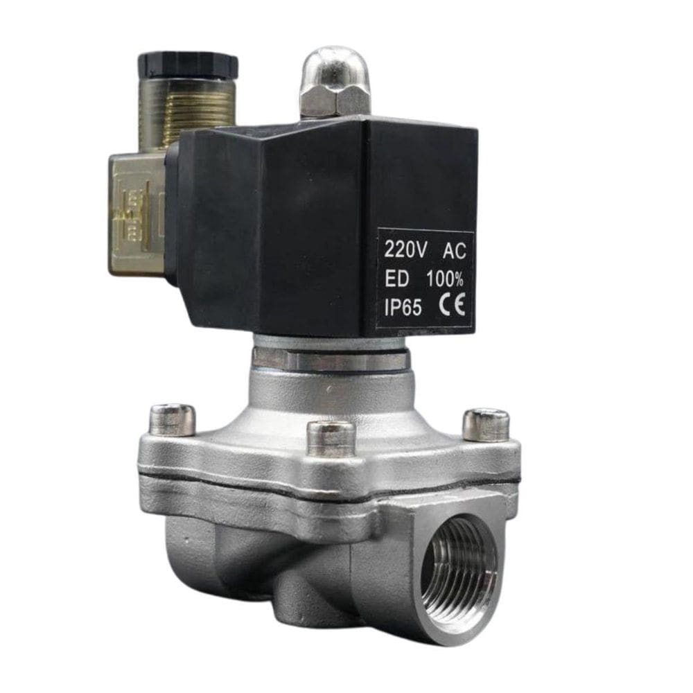 Válvula Solenoide Inox 304 1/2 Bsp Normal Fechada
