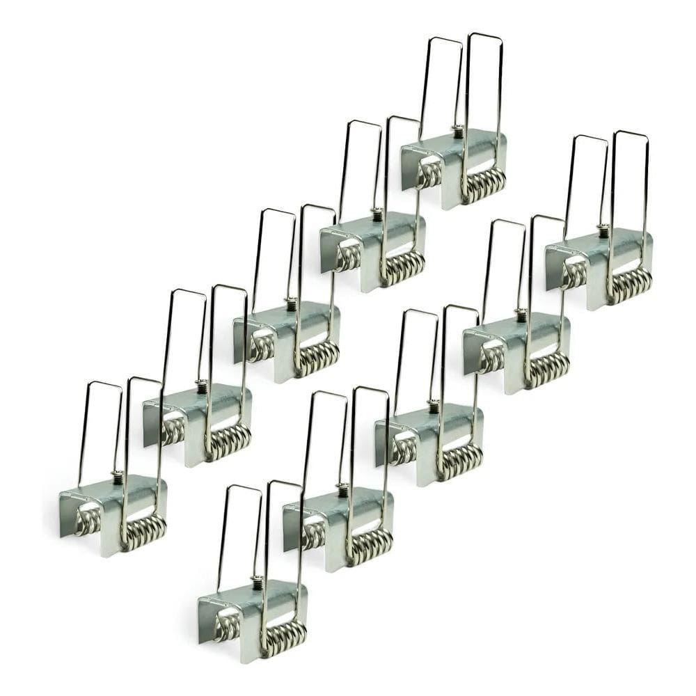 5X Presilha Para Perfil Led Kit Com 10 Peças E Parafuso