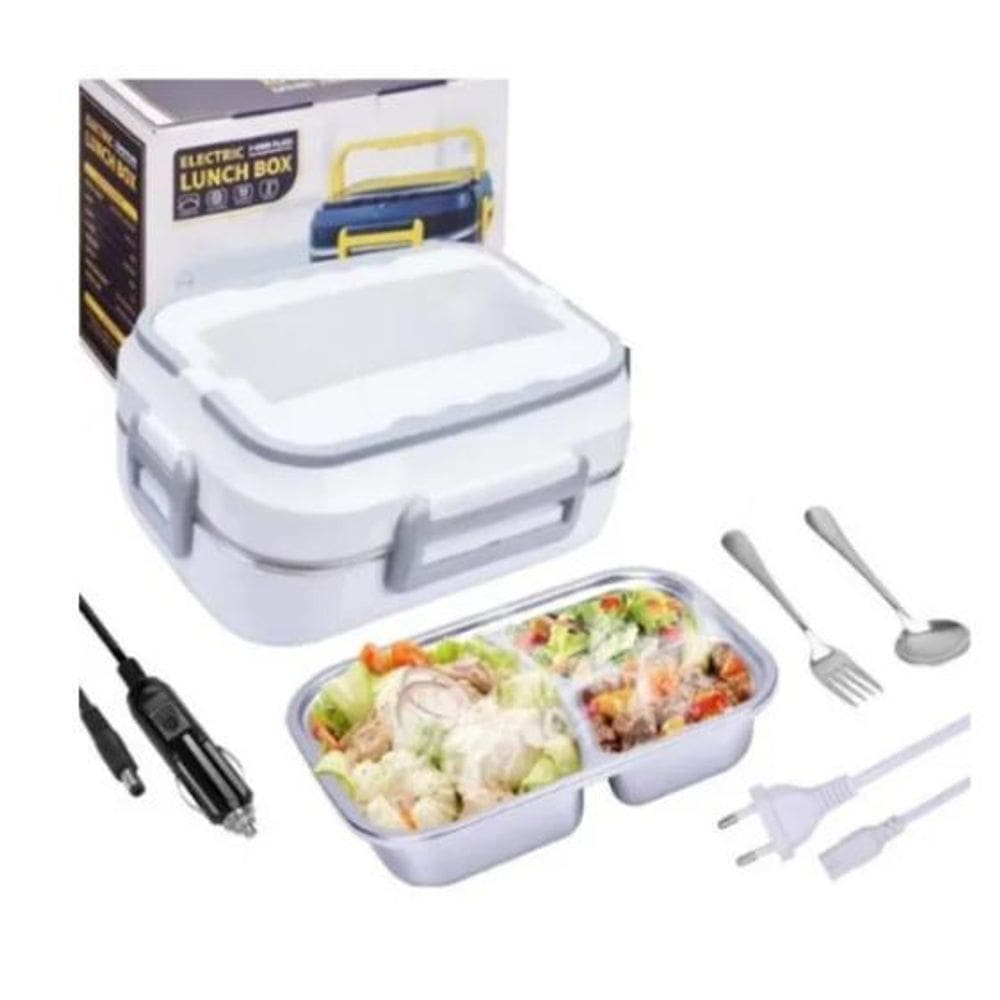 Marmita Termica Eletrica Casa Carro Portatil 1,5 Litros