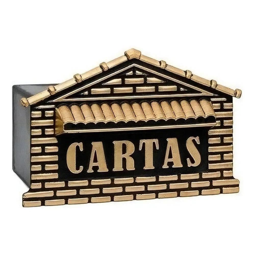5X Caixa De De Embutir Tijolinho Ouro Em Pvc Para Mu