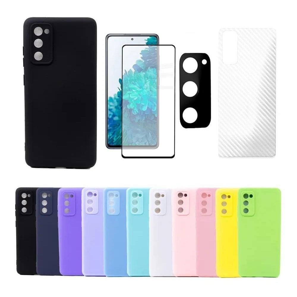5X Capinha Capa Case Para Galaxy Samsung S20Fe + 3 Película
