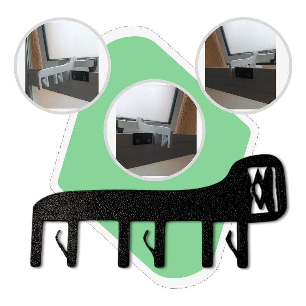 5X Trava Para Janela Basculante Limitator De Abertura Especi