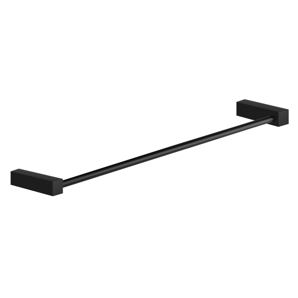 Porta Toalha Banho Preto Fosco Toalheiro Para banheiro Troia