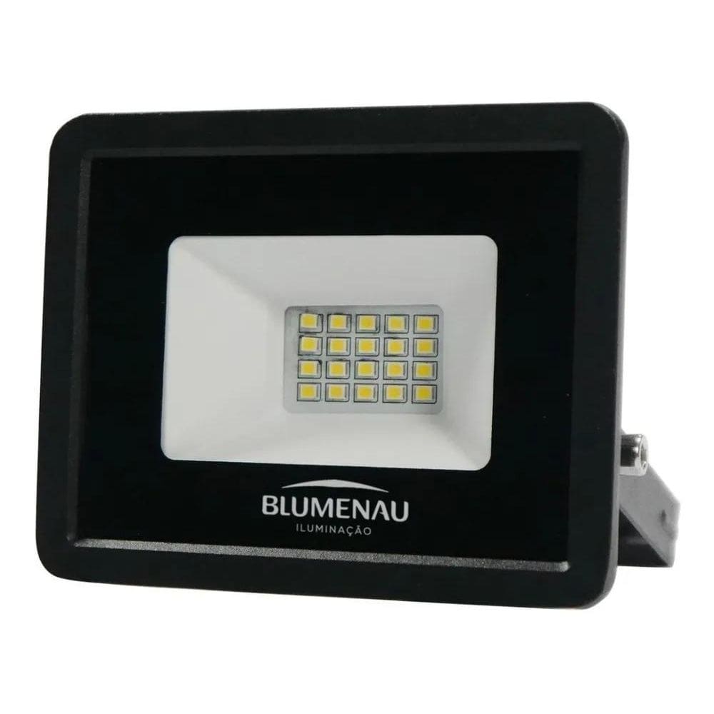 5X Blumenau Iluminação Refletor Led Tech 20 W Cor Da Carcaça