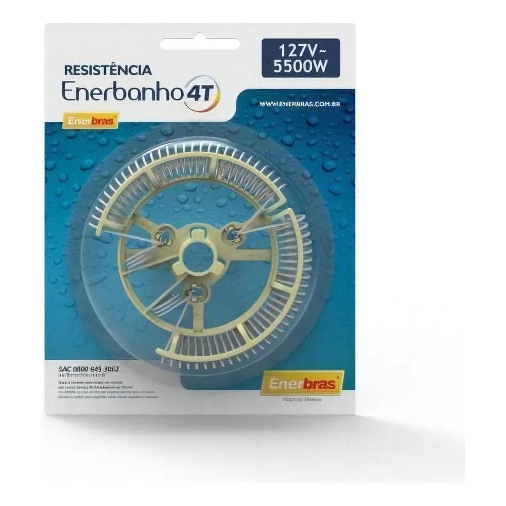 5X Resistência De Chuveiro Enerbanho 4T 1275500W Cor Color