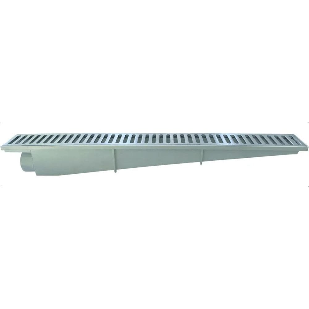 5X Ralo Linear Seca Piso Com Caixa Coletora 5X48 Acvent 1009