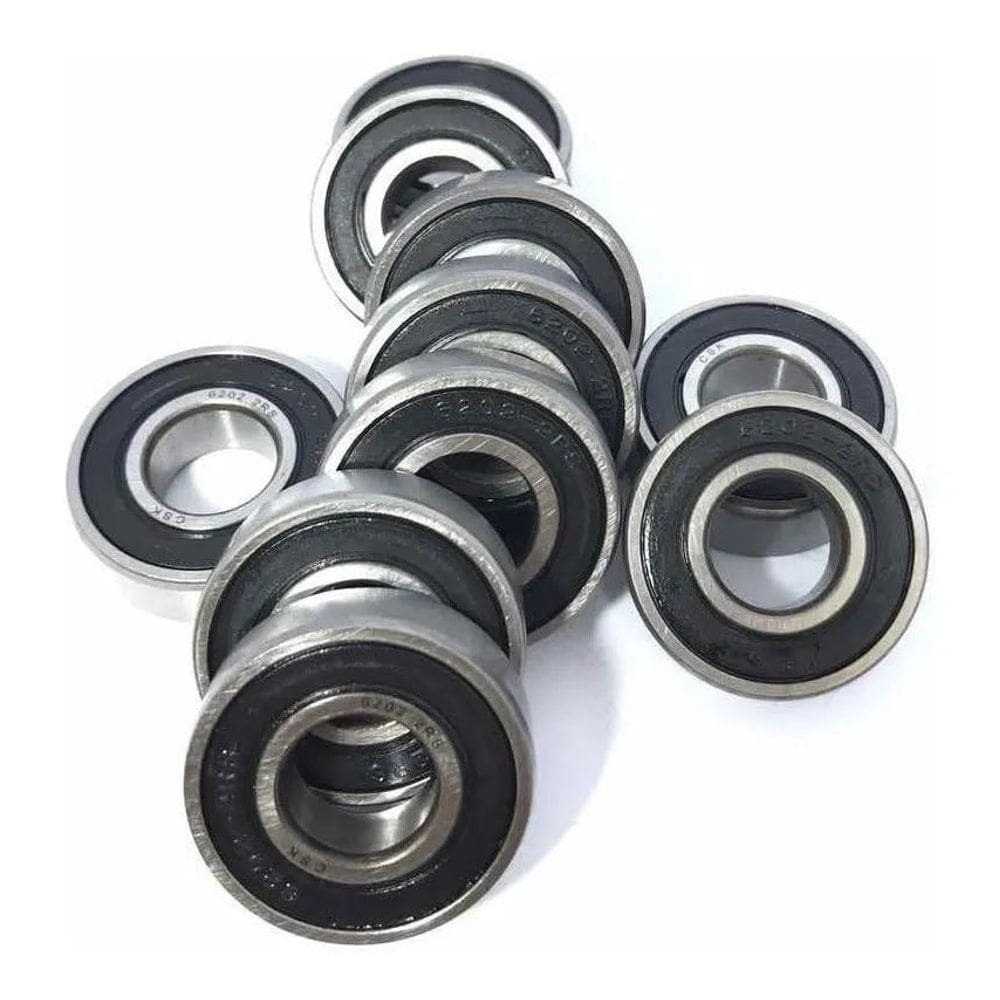 5X Kit 10X Rolamento 6202 2Rs Vedação Integrada Alta Velocid