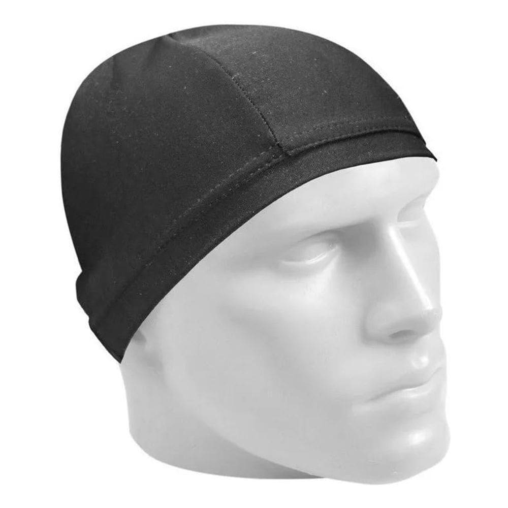 5X Touca Para Natacao Korea Preta Cor Preto Desenho Do Tecid