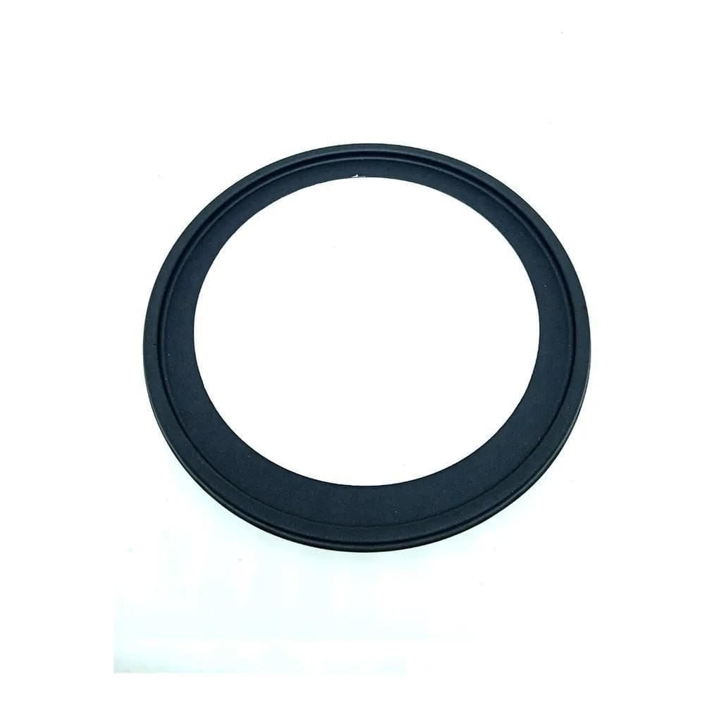 5X Porta Grelha Inox Redondo Para Ralo Click 10Cm Preto
