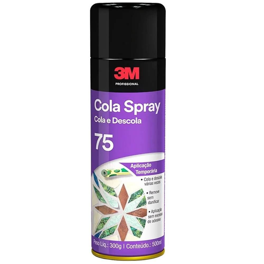 Adesivo Spray 75 Cola e Descola 300 Gramas - HB004539738 - 3M