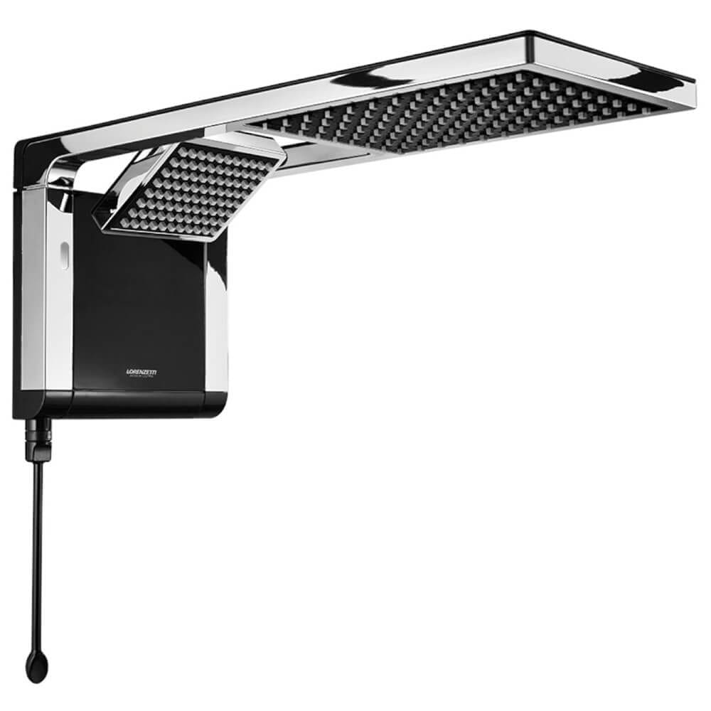 Chuveiro Acqua Duo Flex Black Preto e Cromado 110 Volts 5500 Watts - 7510118 - LORENZETTI