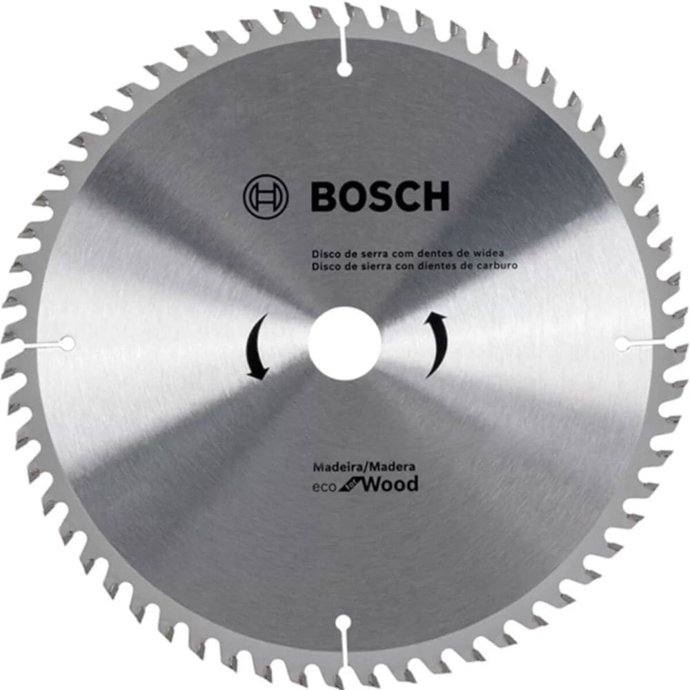 Disco de Serra Circular ECO 60 Dentes 184mm - 2608644331 - BOSCH
