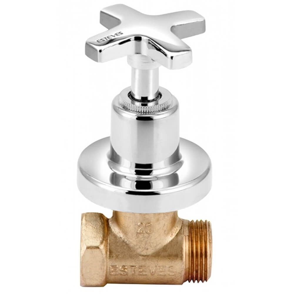 Acabamento para Registro 1/2””,3/4””,1”” C34 Cromado - VAD205CWB - ESTEVES