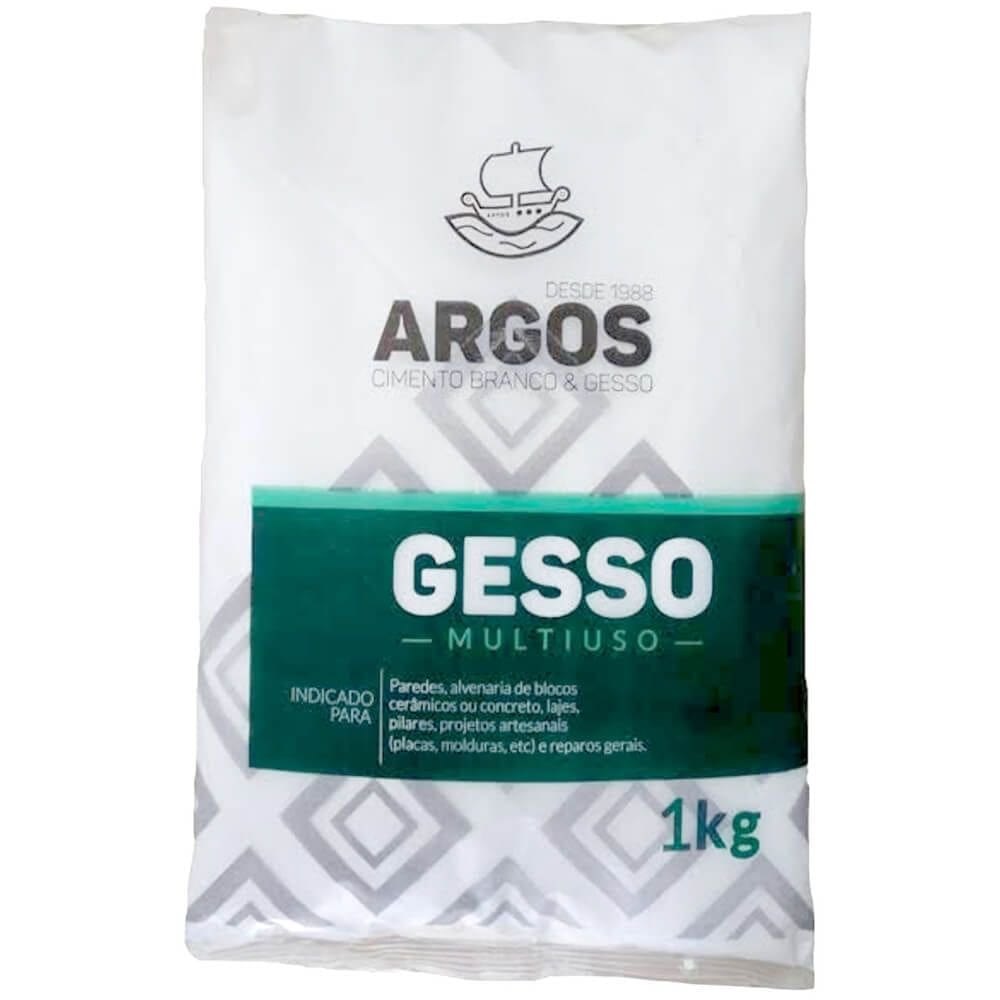 Gesso 1 Kilos - 010 - ARGOS