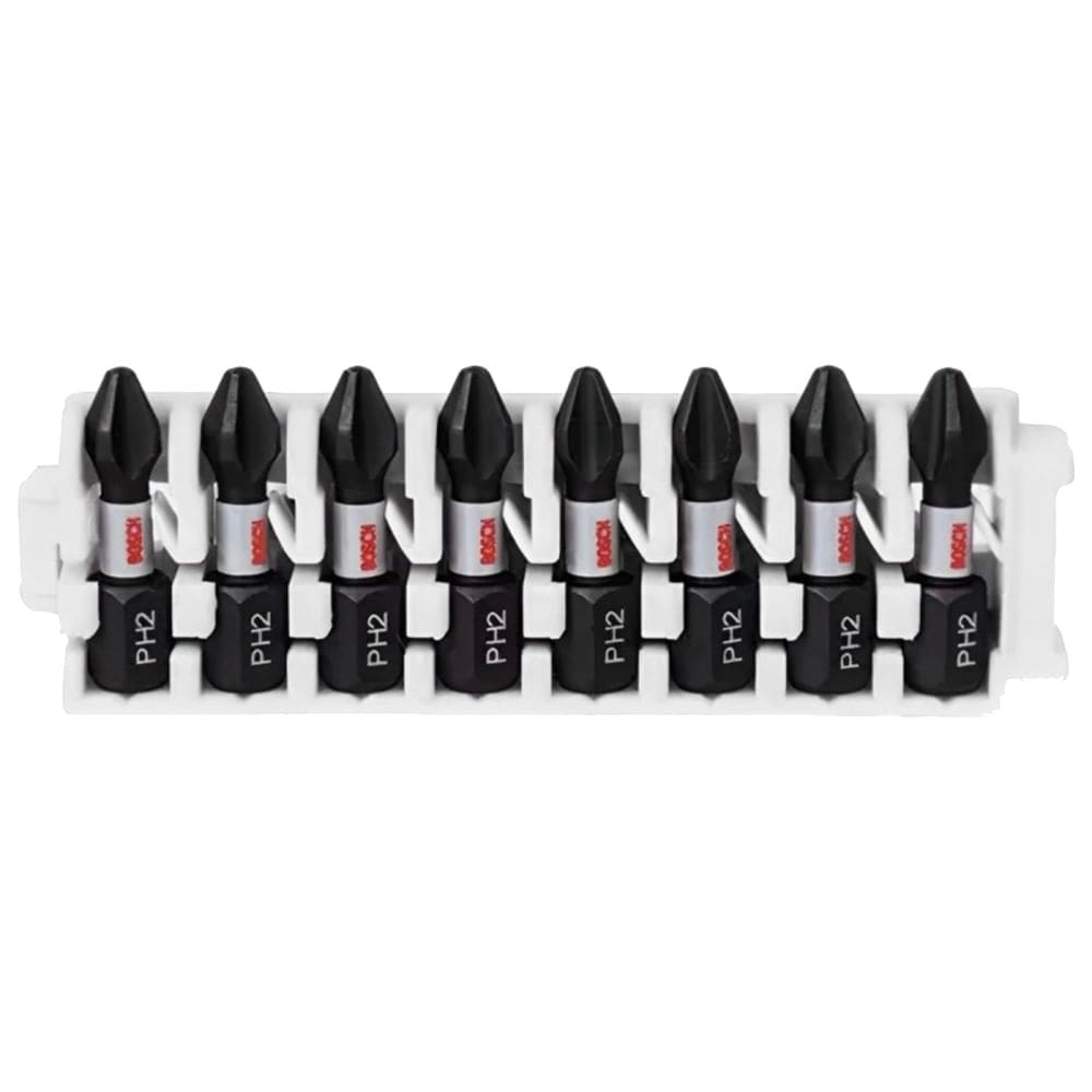 Jogo Bit Impact Control 25mm Ph2 Com 8 Peças - 208522324000 - BOSH