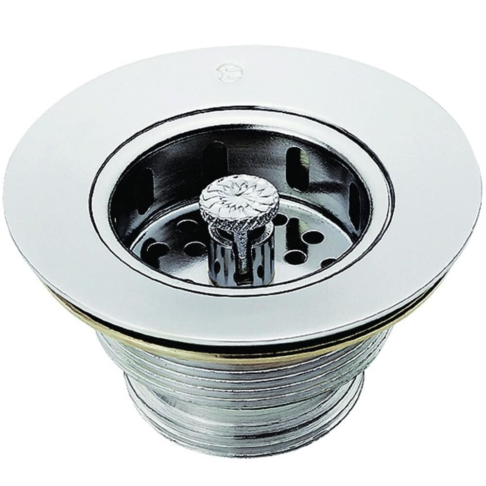 Válvula Americana de Latão para Pia da Cozinha 3.1/2”” x 1.1/2”” Cromada - VVA250CWB - ESTEVES