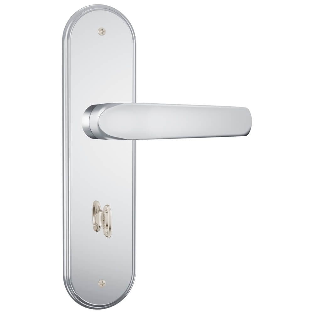 Fechadura Genoa 1620/09 Espelho Largo em Inox para Banheiro - 33598 - STAM