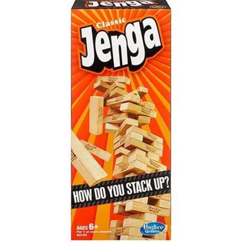Jogo Jenga Clássico Para Jogar Em Grupo - Hasbro A2120