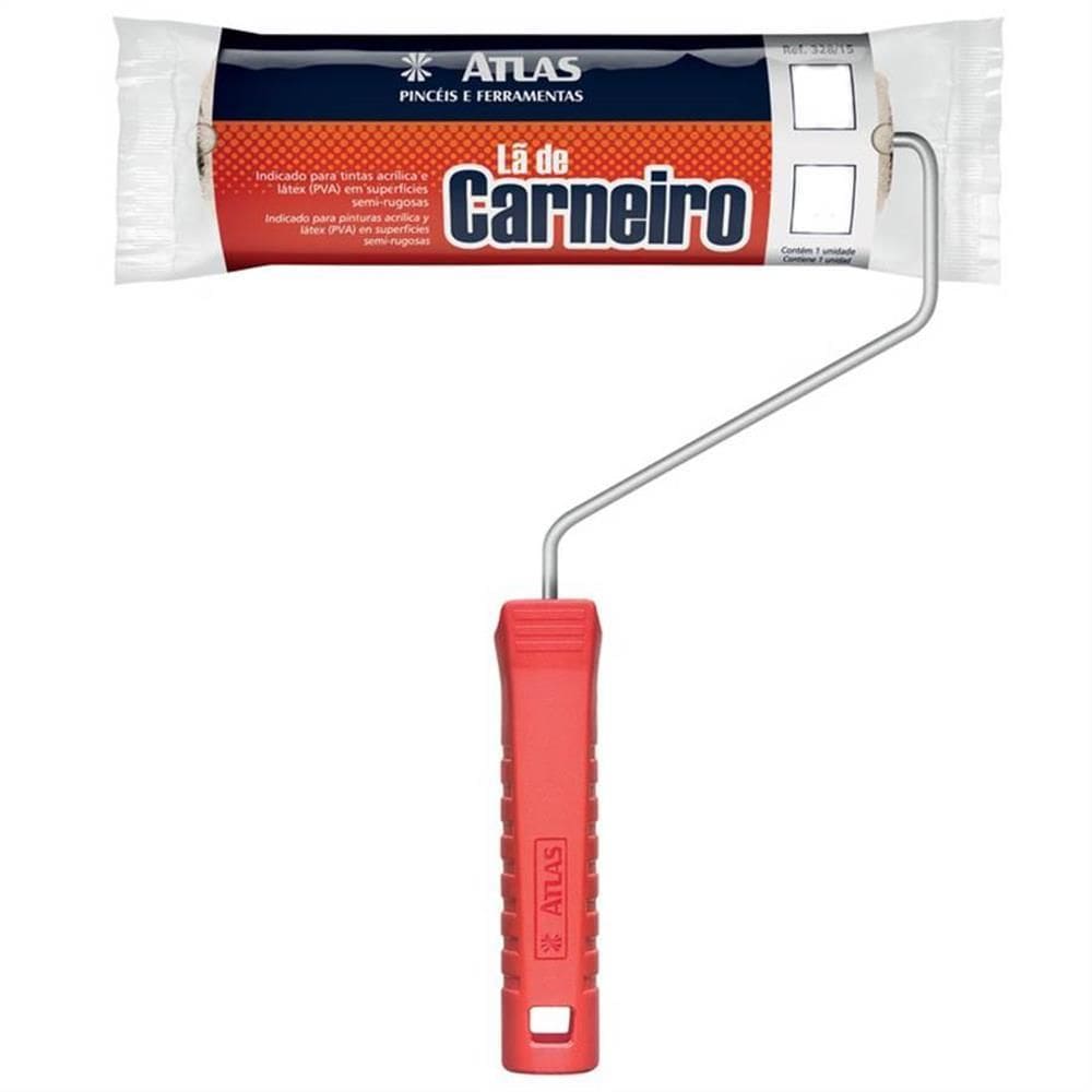 Rolo de Lã 15cm - 328/15 - PINCEIS ATLAS