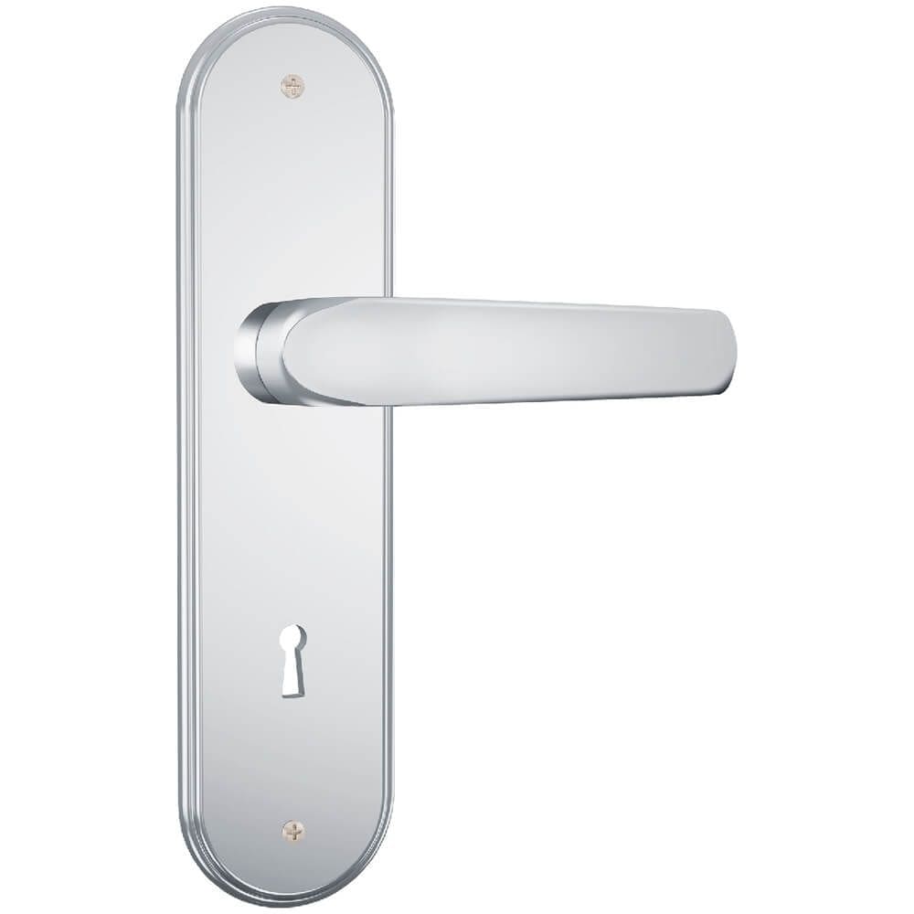 Fechadura Genoa 1610/09 Espelho Largo em Inox para Interior - 33580 - STAM
