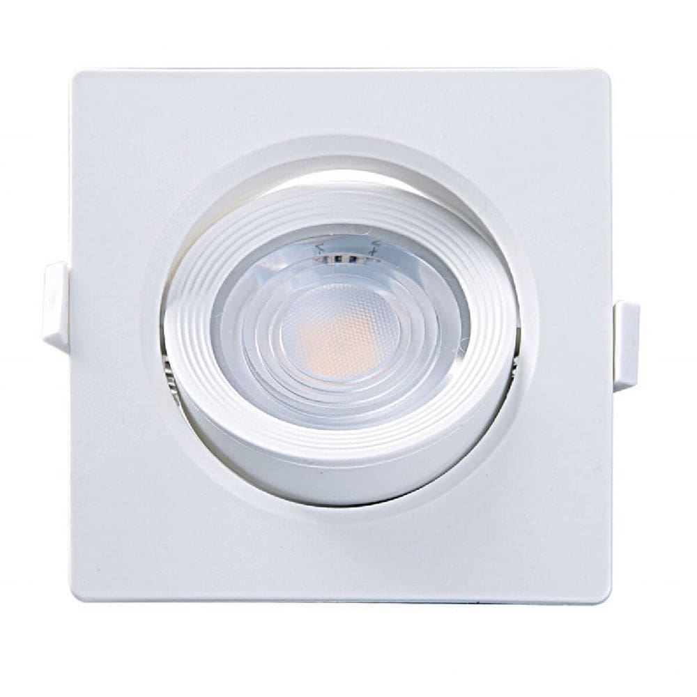 Spot LED Quadrado Embutir ALLTOP PAR20 7 Watts 3000K - 15090195 - TASCHIBRA