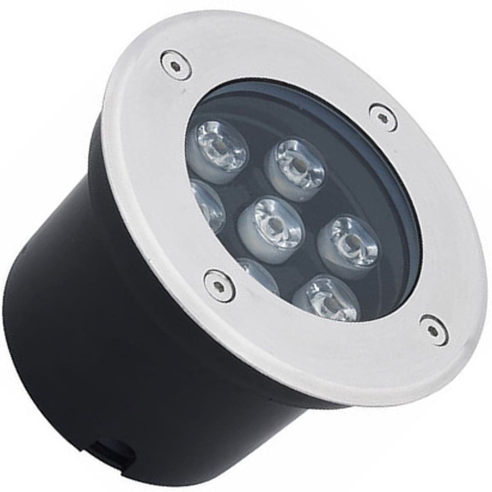 Spot LED de Embutir para Solo Redondo Bivolt Verde 7 Watts - 9727 - GAYA