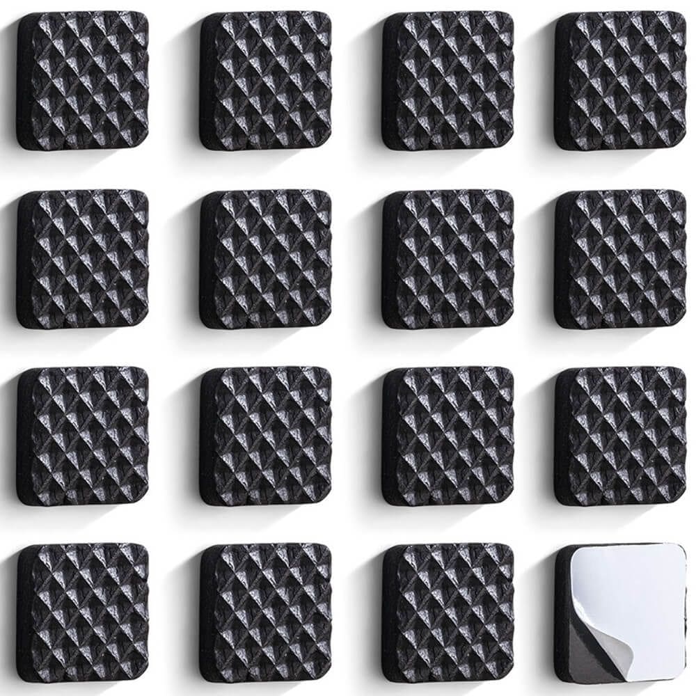 Protetor Adesivo em EVA Quadrado 2 x 2 cm 16 Unidades - PR2111 - PINCÉIS ATLAS