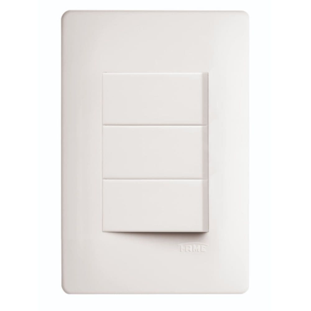 3 Interruptor Simples 10A 250 Volts Habitat - 2095 - FAME