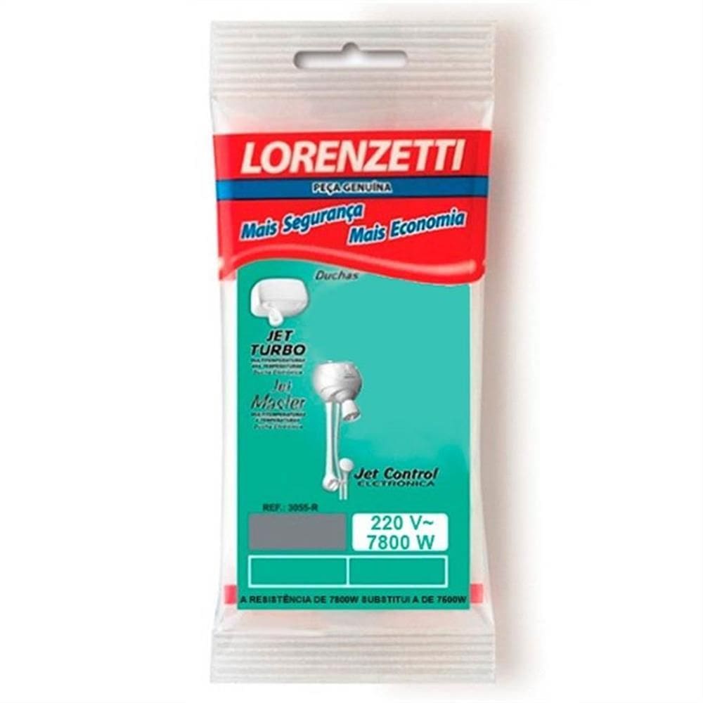 Resistência Jet Turbo 7800 Watts 220 Volts 3055-R - 7589043 - LORENZETTI