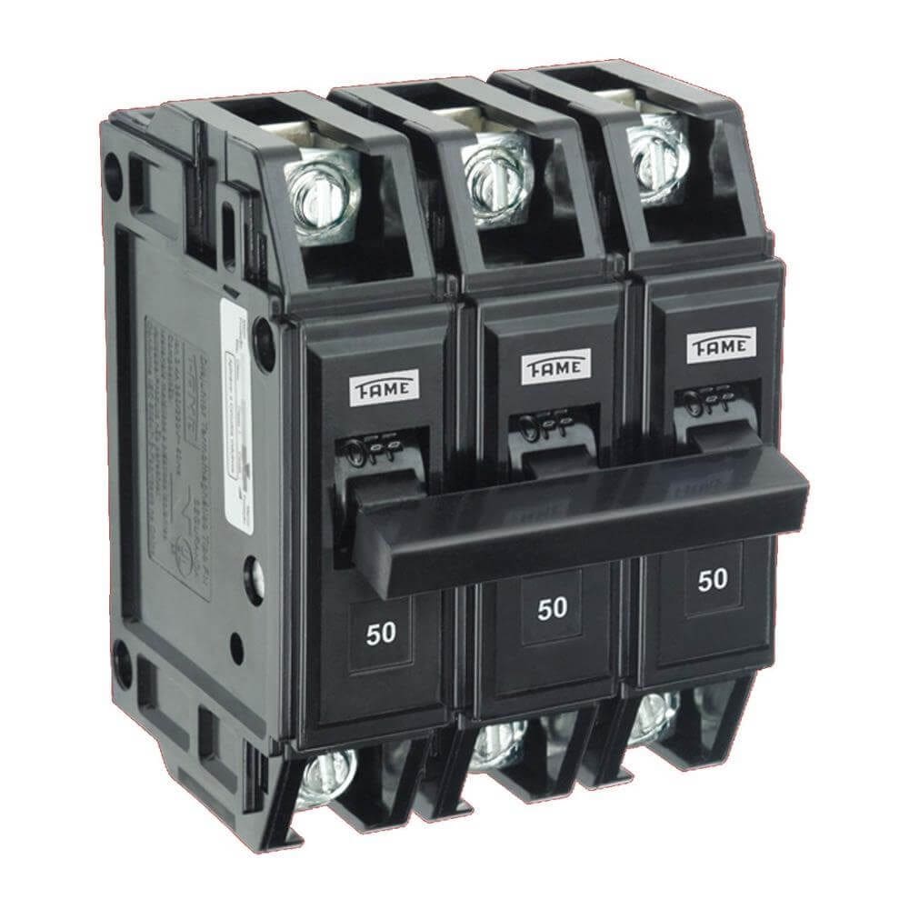 Disjuntor NEMA Tripolar FN 3P de 50 Ampères - 5189 - FAME