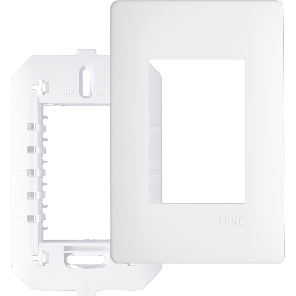 Placa com Suporte 4””x 2”” 3 Módulos - 3637 - FAME