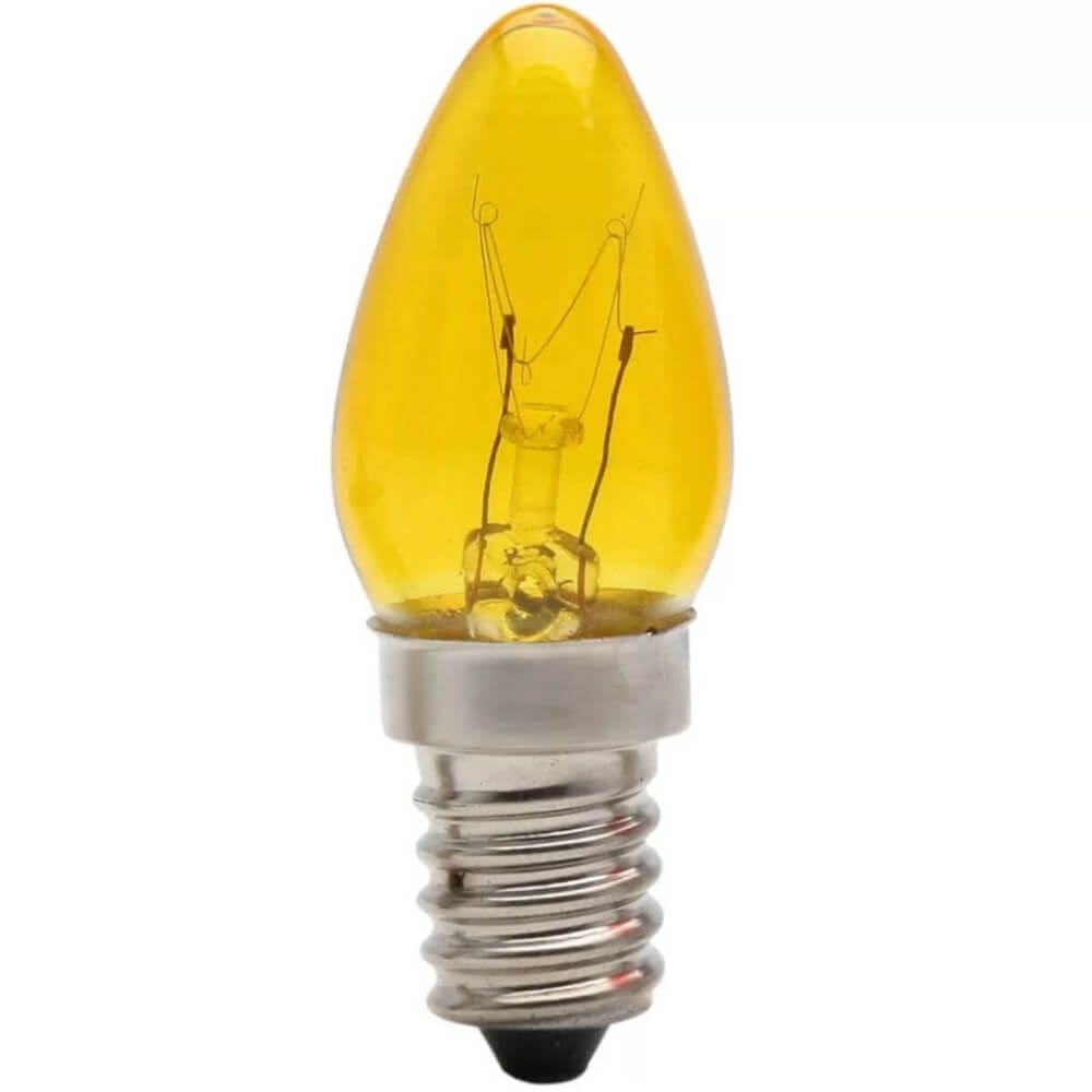Lâmpada Chupeta 7 Watts 220 Volts Âmbar - 8501 - BRASFORT