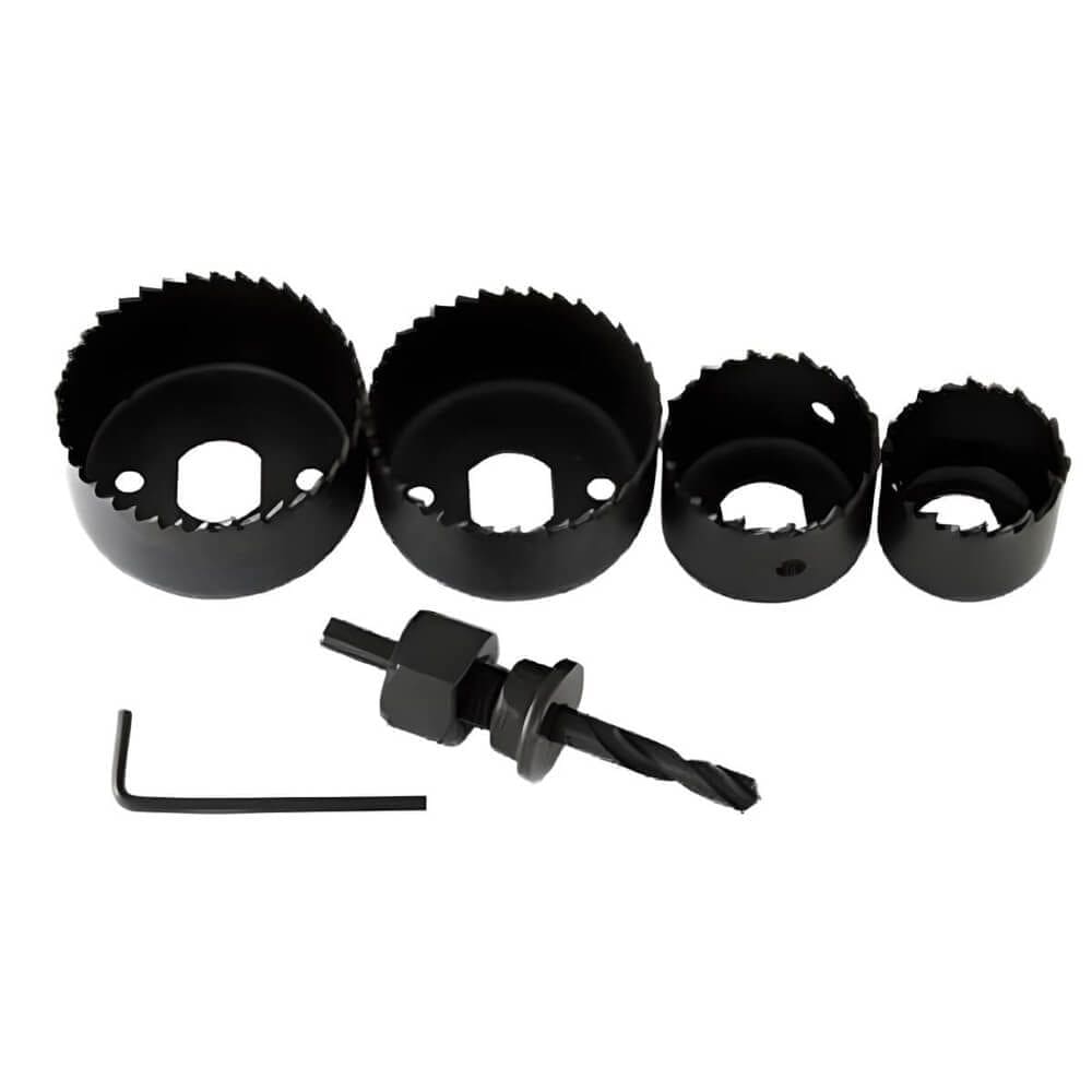 Kit de Serras Copo de Aço Cromado 32 a 54mm com 6 Peças - 8735 - BRASFORT