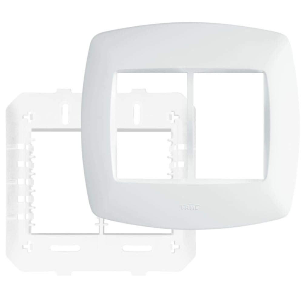 Placa com Suporte 4”” x 4”” 6 Módulos Horizontais Elegance - 2378 - FAME