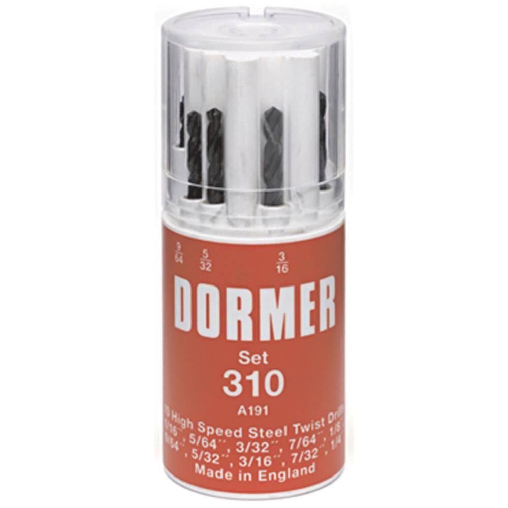 Jogo de Broca de 1.5 a 6.5mm Com 13 Peças - A191413 - DORMER