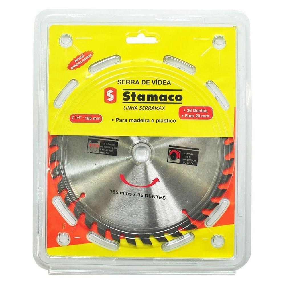 Disco de Videa Serra Serramax 7.1/4”” 36 Dentes - 2055 - STAMACO